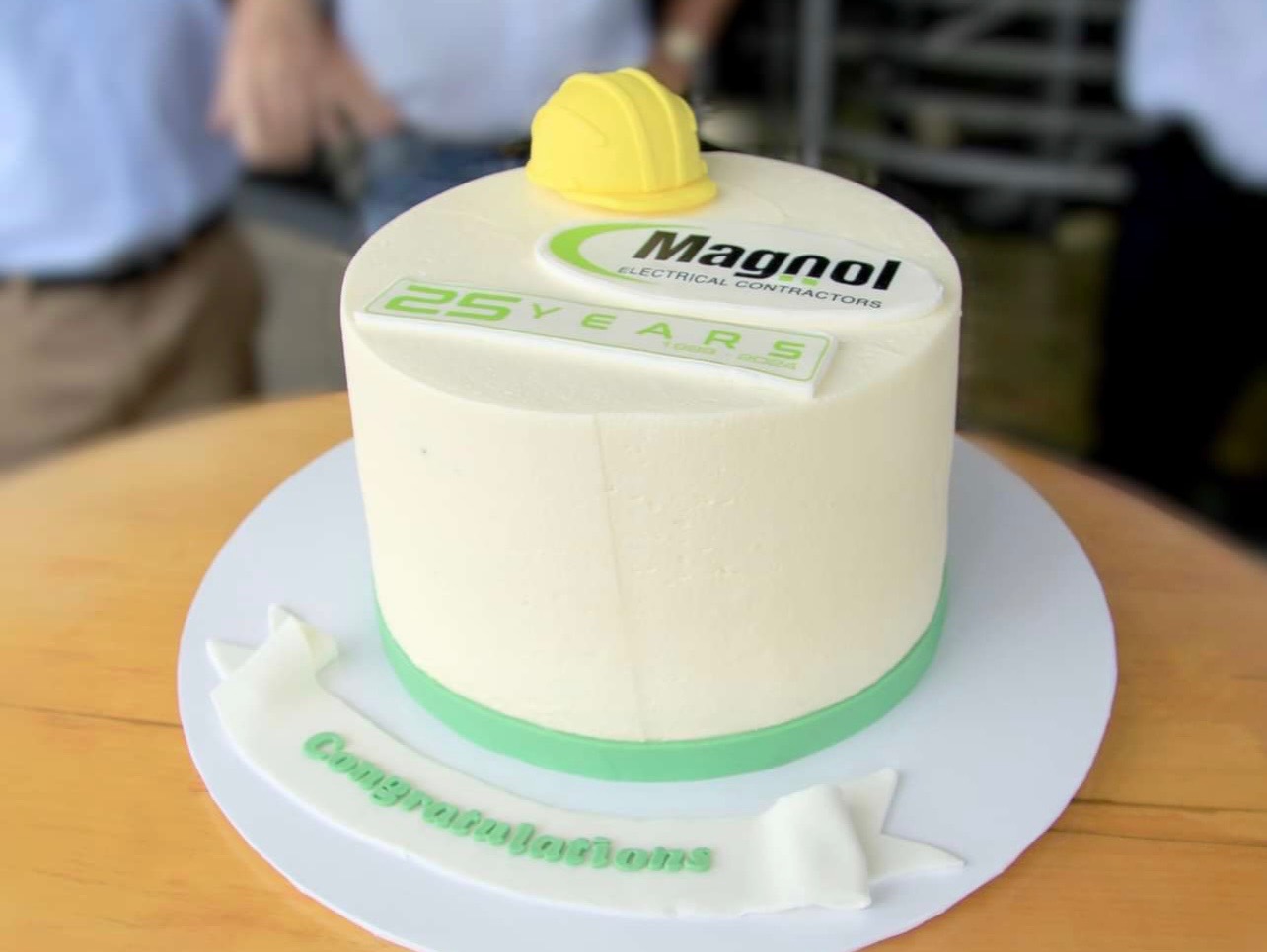 Magnol Electrical Contractors 25-year anniversary cake